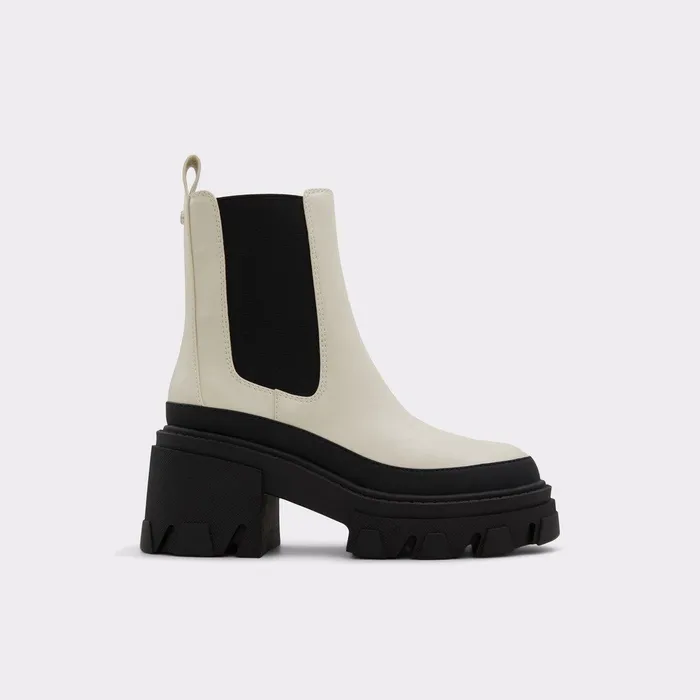 ALDO Boots Women Talanariel White Synthetic Smooth