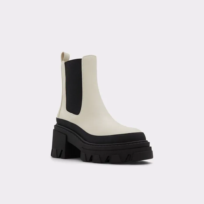 ALDO Boots Women Talanariel White Synthetic Smooth