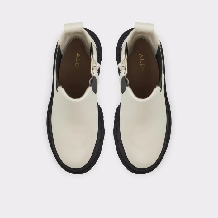 ALDO Boots Women Talanariel White Synthetic Smooth