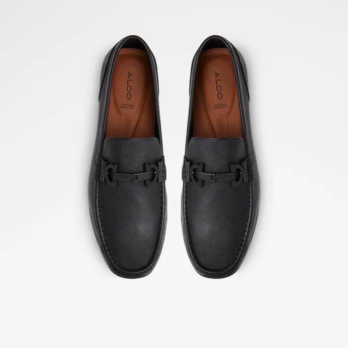 ALDO Casual Shoes Men Orlovoflex Black Leather Embossed