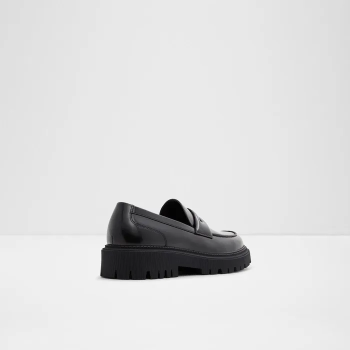 ALDO Dress Shoes Men Bigthink Black Leather Smooth