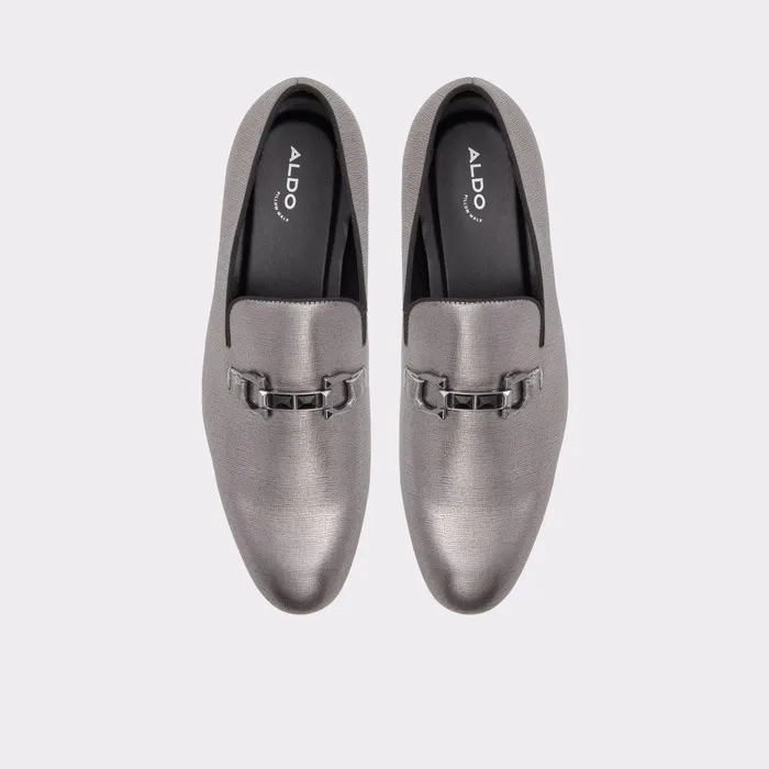 ALDO Dress Shoes Men Bowtie Pewter ALDO Dress Shoes Men Bowtie Pewter