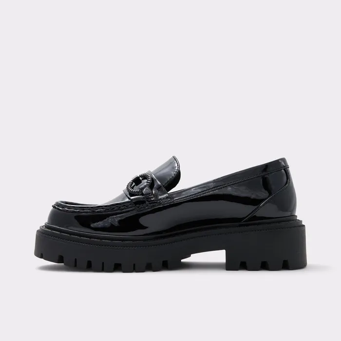 ALDO Loafers and Oxfords Women Baberiel Black Synthetic Patent