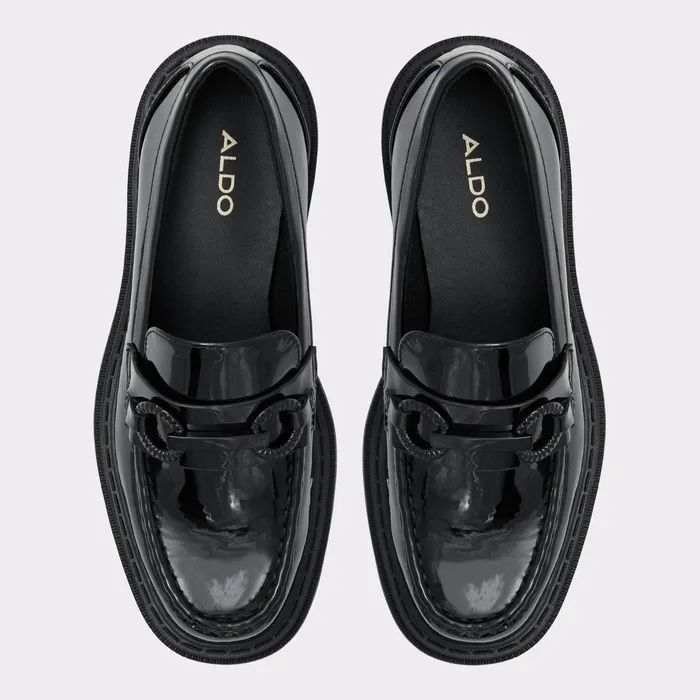 ALDO Loafers and Oxfords Women Baberiel Black Synthetic Patent