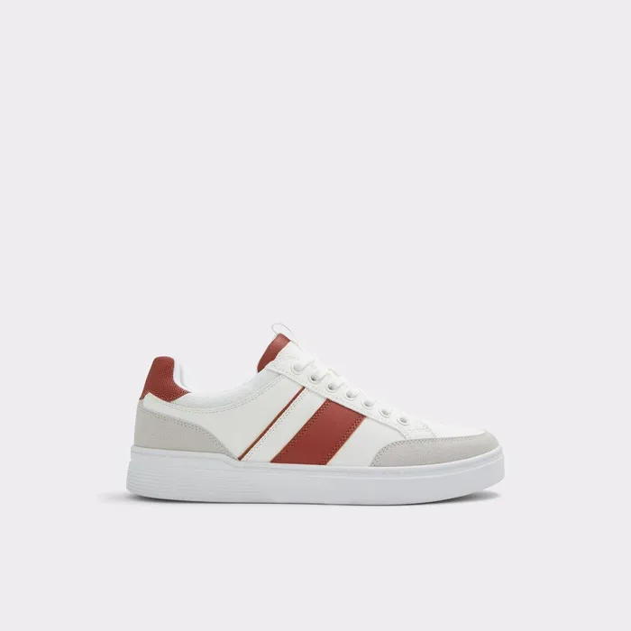 ALDO Sneakers Men Elio White Synthetic Mixed Material