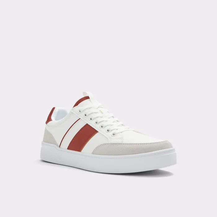 ALDO Sneakers Men Elio White Synthetic Mixed Material