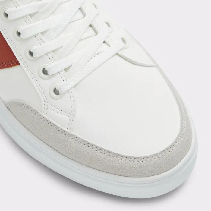 ALDO Sneakers Men Elio White Synthetic Mixed Material