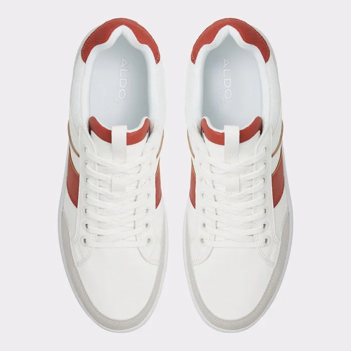 ALDO Sneakers Men Elio White Synthetic Mixed Material
