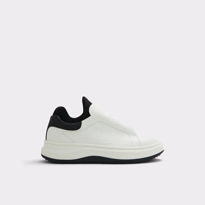 ALDO Sneakers Men Midwavespec White Synthetic Embossed