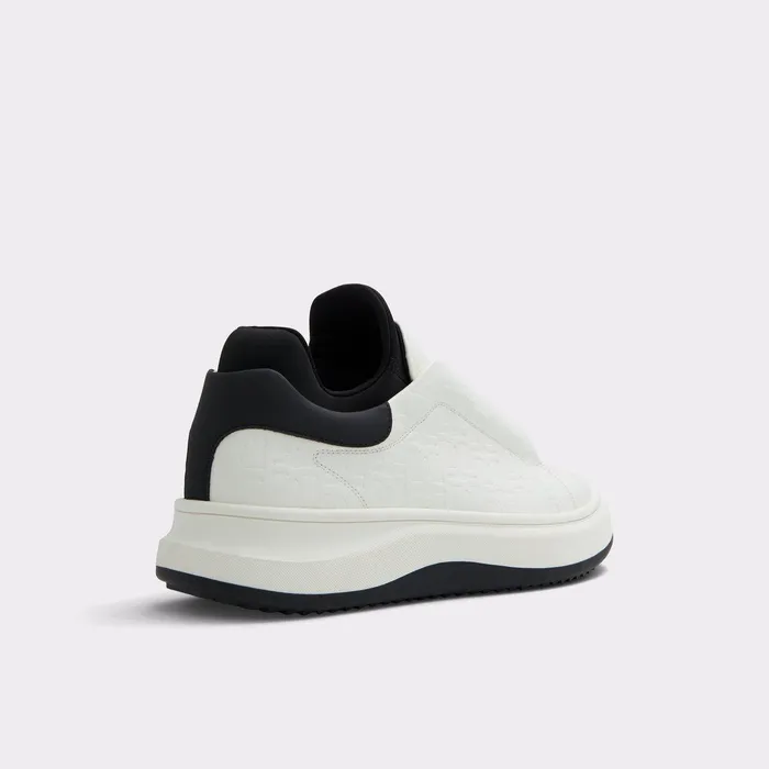 ALDO Sneakers Men Midwavespec White Synthetic Embossed