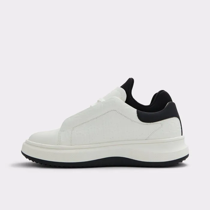 ALDO Sneakers Men Midwavespec White Synthetic Embossed