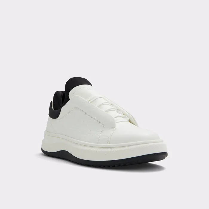 ALDO Sneakers Men Midwavespec White Synthetic Embossed