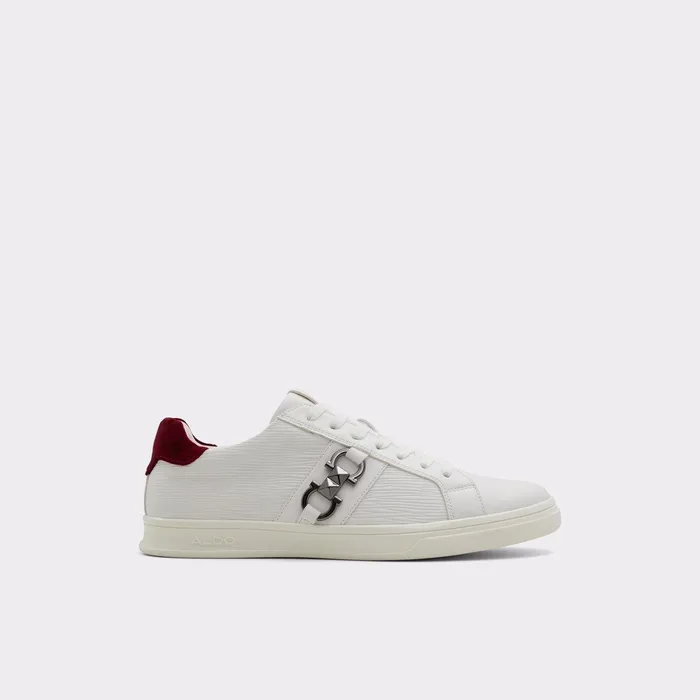 ALDO Sneakers Men Pele White Synthetic Embossed