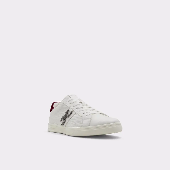 ALDO Sneakers Men Pele White Synthetic Embossed