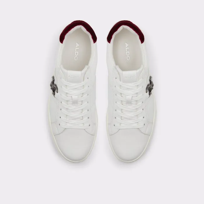 ALDO Sneakers Men Pele White Synthetic Embossed