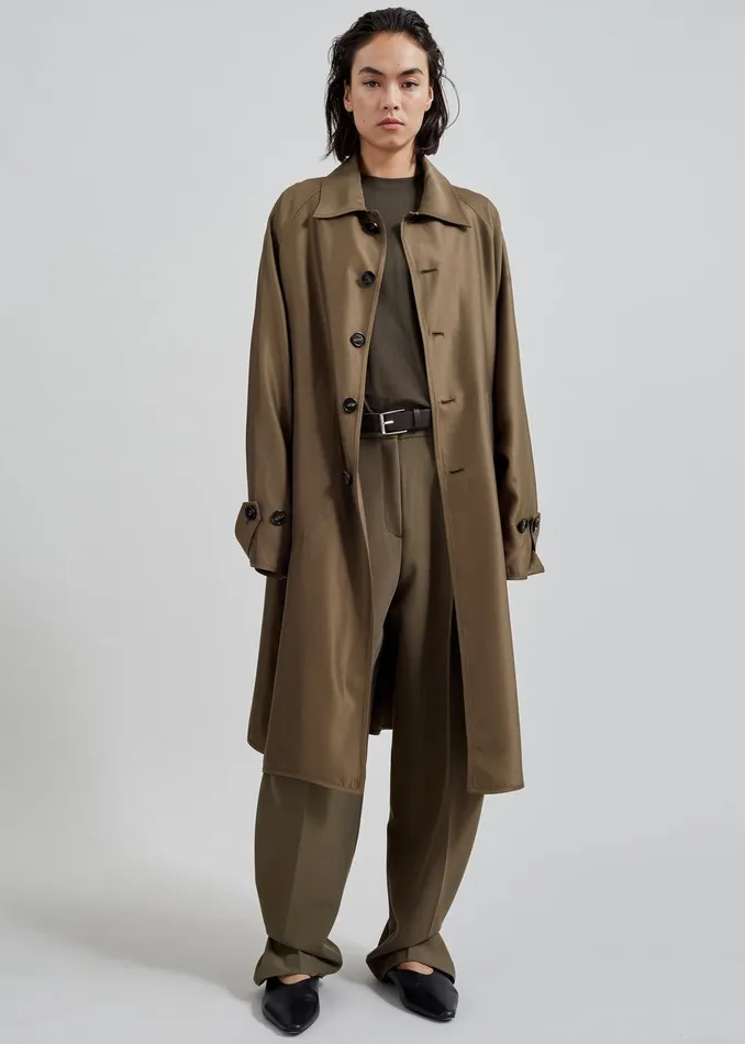 Aldrin Oversized Coat 8211 Camel WomenMen The Frankie Shop Clothing