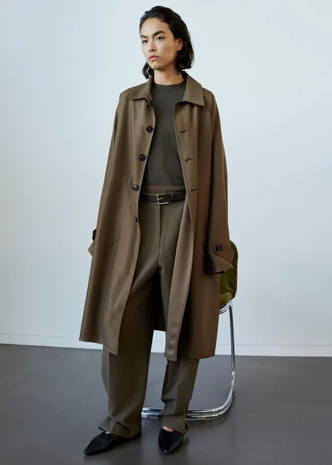 Aldrin Oversized Coat 8211 Camel WomenMen The Frankie Shop Clothing