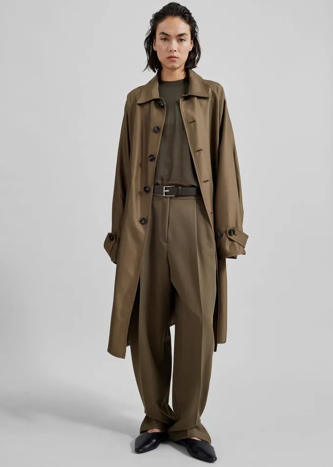 Aldrin Oversized Coat 8211 Camel WomenMen The Frankie Shop Clothing