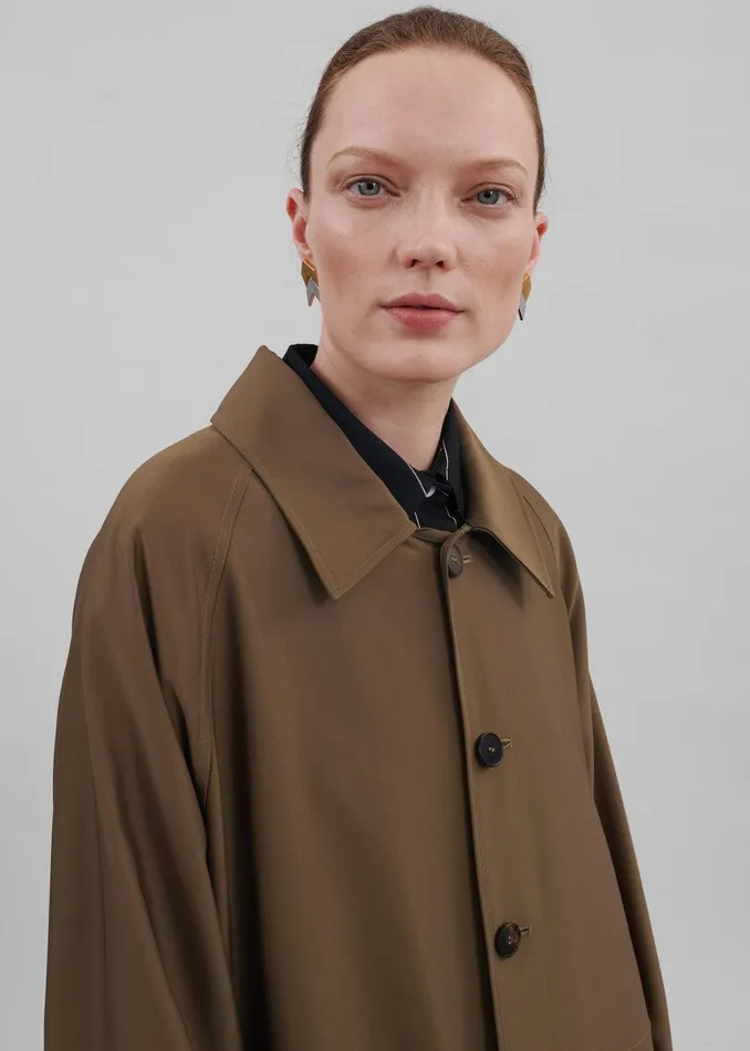 Aldrin Oversized Coat 8211 Camel WomenMen The Frankie Shop Clothing