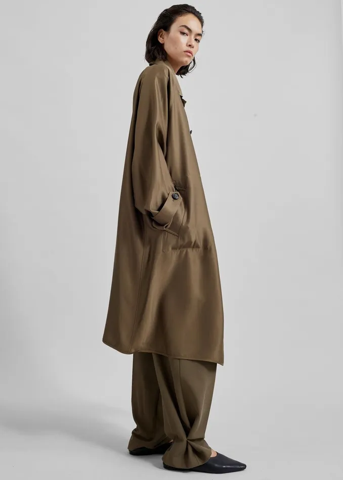 Aldrin Oversized Coat 8211 Camel WomenMen The Frankie Shop Clothing