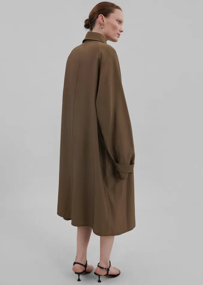 Aldrin Oversized Coat 8211 Camel WomenMen The Frankie Shop Clothing