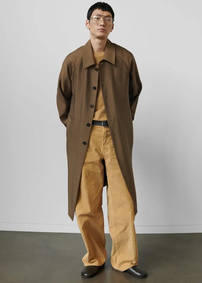 Aldrin Oversized Coat 8211 Camel WomenMen The Frankie Shop Clothing
