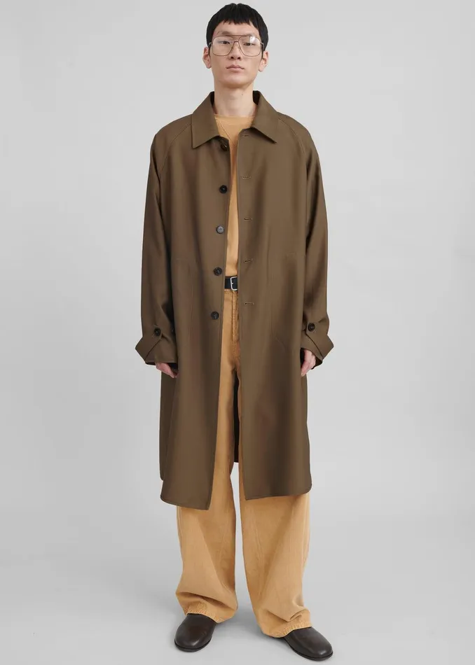 Aldrin Oversized Coat 8211 Camel WomenMen The Frankie Shop Clothing