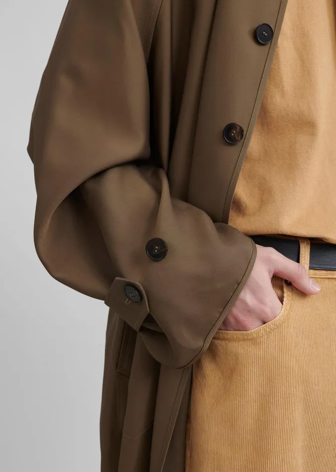 Aldrin Oversized Coat 8211 Camel WomenMen The Frankie Shop Clothing