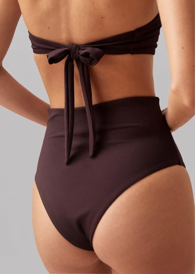 Alohas Neptune Bikini Top 8211 Brown Women The Frankie Shop Clothing