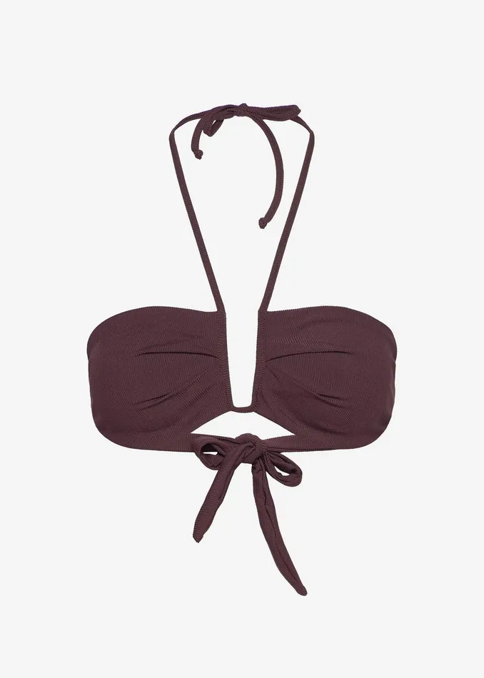Alohas Neptune Bikini Top 8211 Brown Women The Frankie Shop Clothing