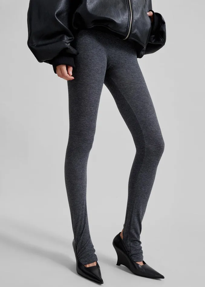 Alondra Leggings 8211 Dark Grey Women The Frankie Shop Clothing