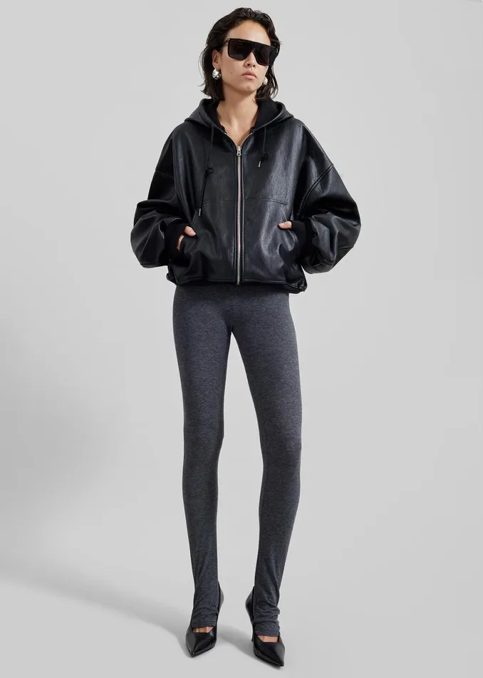 Alondra Leggings 8211 Dark Grey Women The Frankie Shop Clothing
