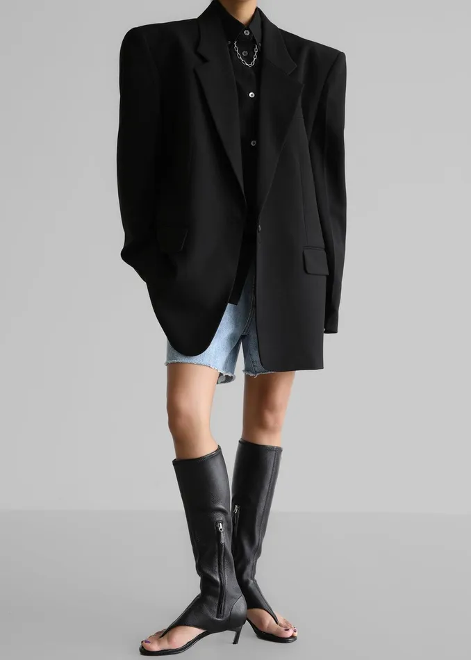 Andy Blazer 8211 Black Women The Frankie Shop Clothing