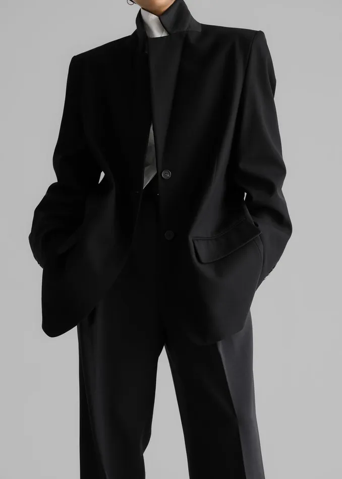 Andy Blazer 8211 Black Women The Frankie Shop Clothing