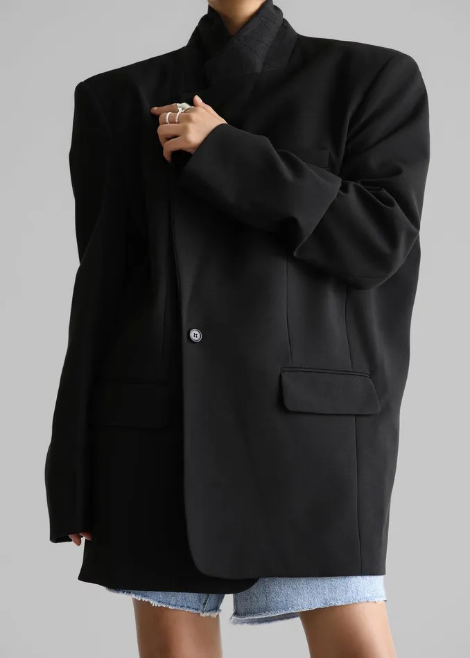 Andy Blazer 8211 Black Women The Frankie Shop Clothing