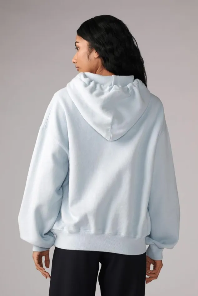 Angels Hoodie Blue Blue Women Fiorucci