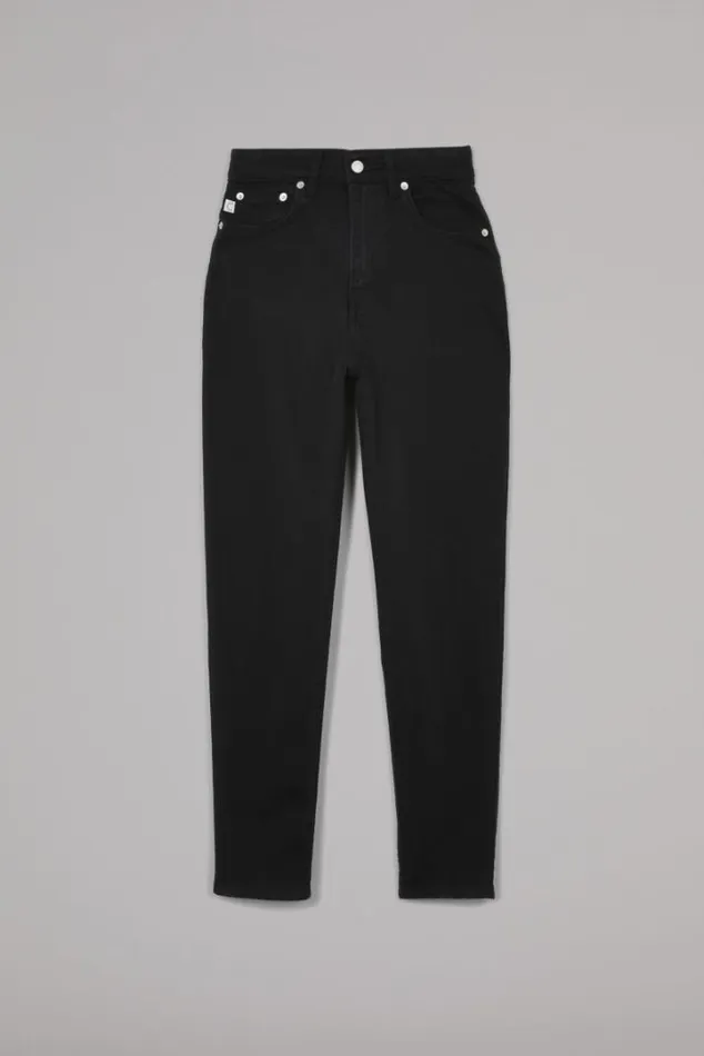 Angels Patch Tara Jeans Black Black Women Fiorucci Angels Patch Tara Jeans Black Black Women Fiorucci