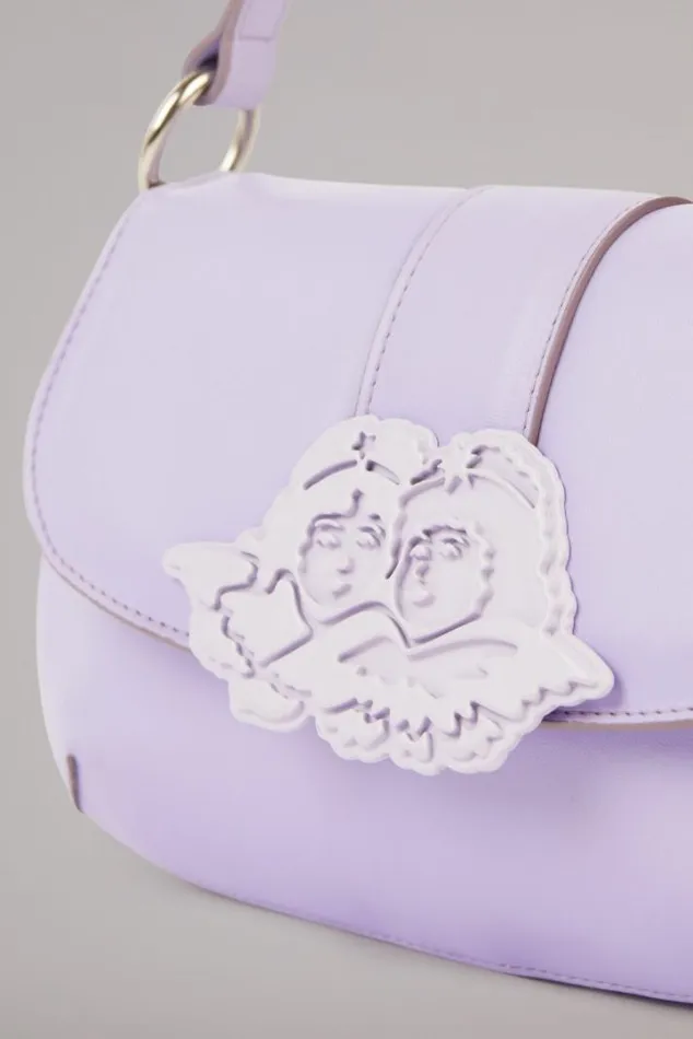 Angels Plaque Shoulder Bag Lilac Lilac Accessories Fiorucci Angels Plaque Shoulder Bag Lilac Lilac Accessories Fiorucci