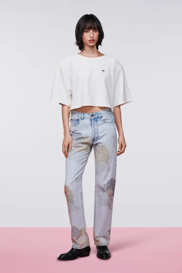 Angels Straight Fit Jeans Mid Blue Mid Blue Women Fiorucci