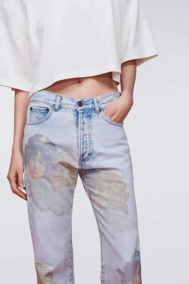 Angels Straight Fit Jeans Mid Blue Mid Blue Women Fiorucci Angels Straight Fit Jeans Mid Blue Mid Blue Women Fiorucci