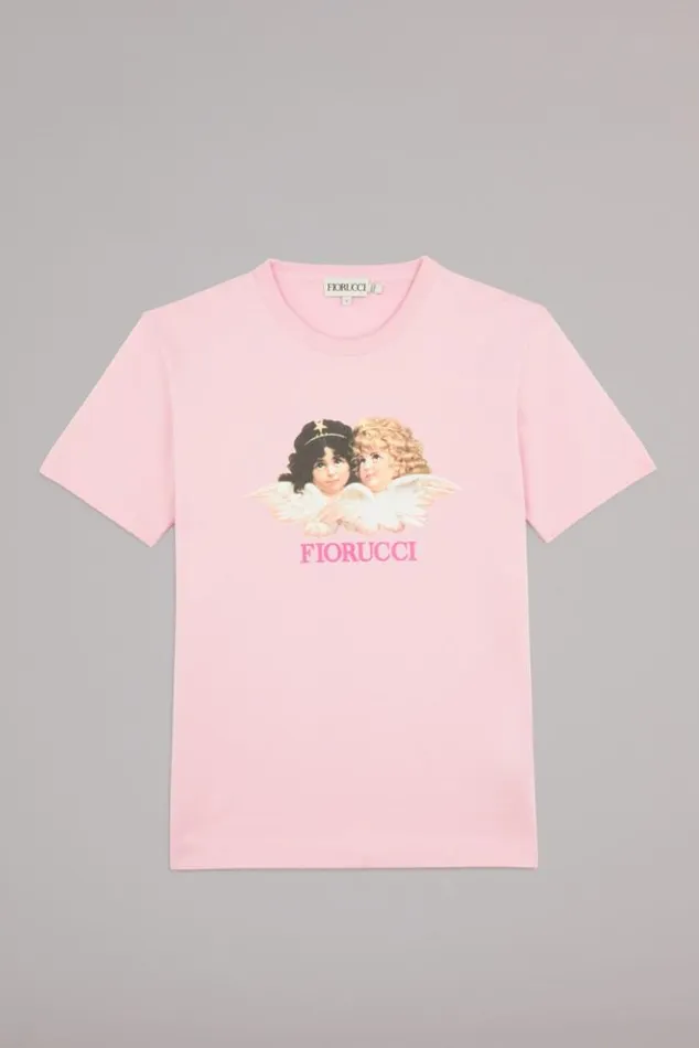 Angels TShirt Pink Pink Women Fiorucci Angels TShirt Pink Pink Women Fiorucci