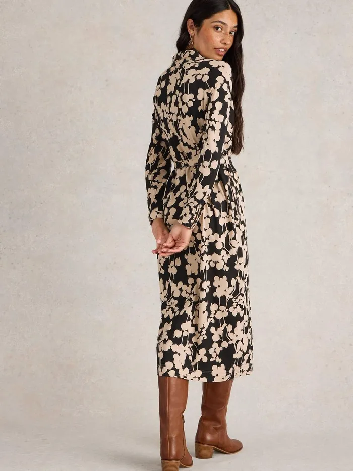 Annie Cotton Shirt Dress Black Print Women White Stuff Dresses Annie Cotton Shirt Dress Black Print Women White Stuff Dresses