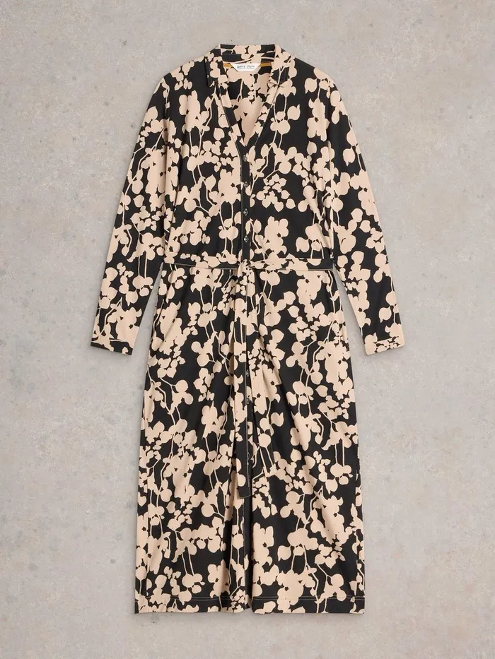 Annie Cotton Shirt Dress Black Print Women White Stuff Dresses Annie Cotton Shirt Dress Black Print Women White Stuff Dresses