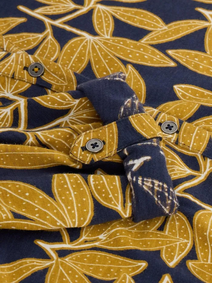 ANNIE LONG SLEEVE PRINTED SHIRT Navy Print Women White Stuff Tops and Tees ANNIE LONG SLEEVE PRINTED SHIRT Navy Print Women White Stuff Tops and Tees