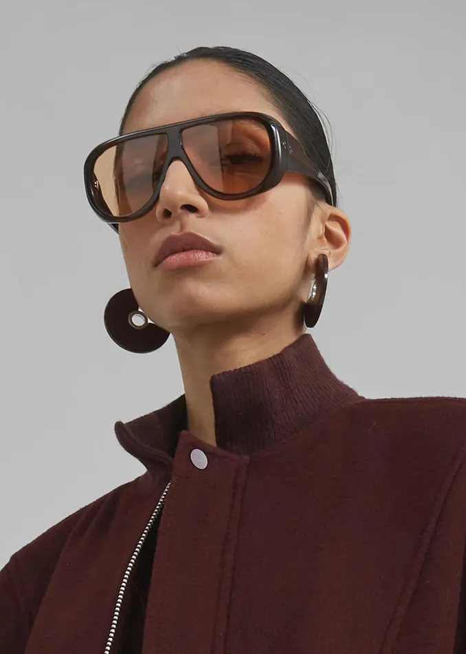Arley Oversized Bomber 8211 Burgundy Women The Frankie Shop Clothing