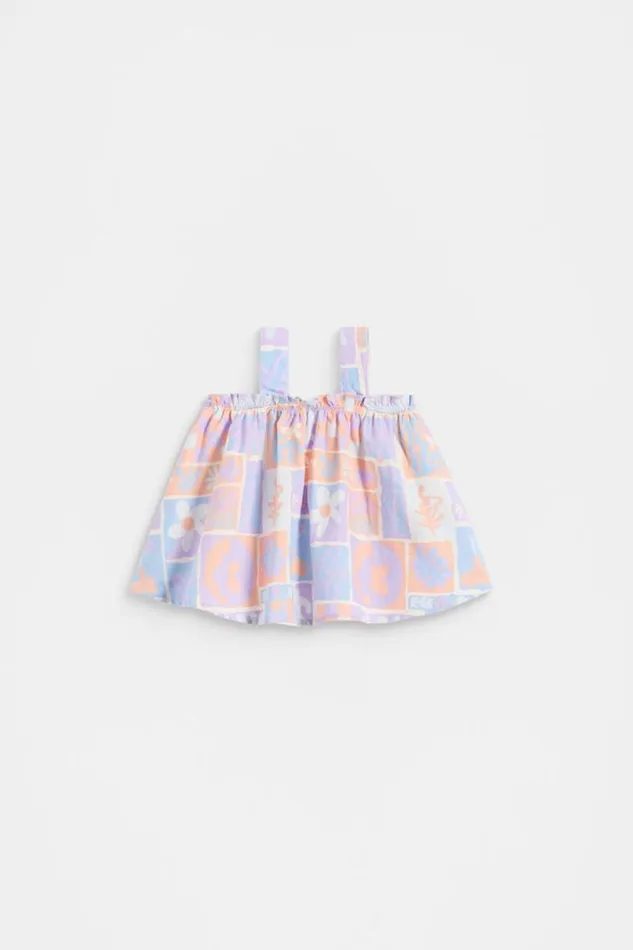 Baby Abstract Print Cami Milk Seed Heritage TShirts and Tops