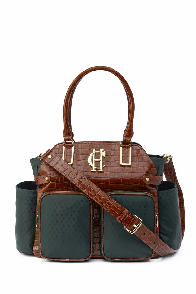 Baby Changing Bags Holland Cooper WomensLittle Thames Changing Bag Racing Green