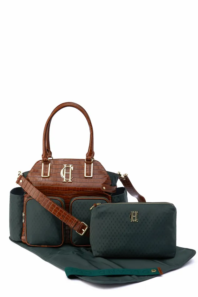 Baby Changing Bags Holland Cooper WomensLittle Thames Changing Bag Racing Green Baby Changing Bags Holland Cooper WomensLittle Thames Changing Bag Racing Green