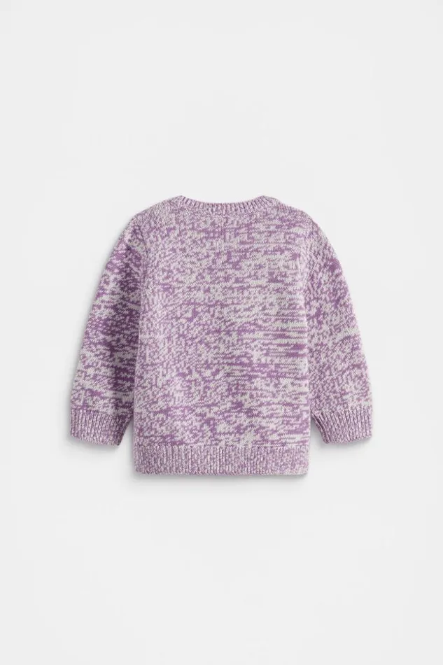 Baby Mixy Knit Sweater Violet Seed Heritage TShirts and Tops