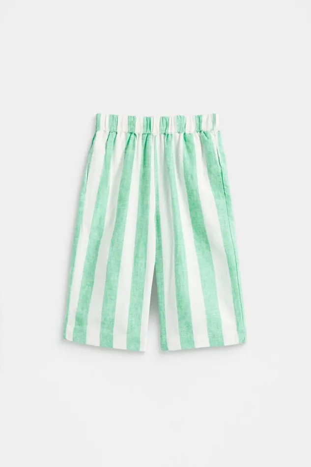Baby Stripe Pull On Pant Pine Lime Seed Heritage Pants